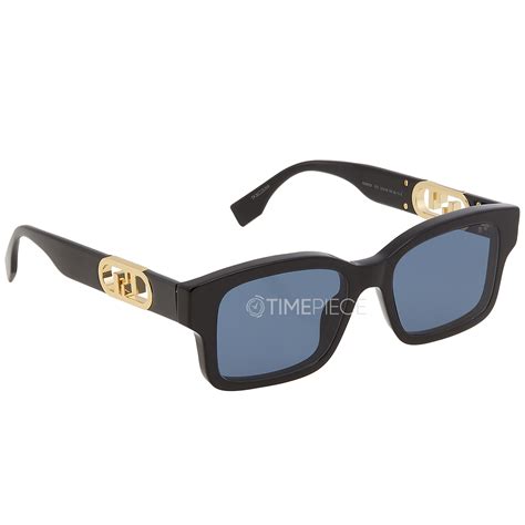 fendi fe40050i|Fendi Smoke Rectangular Men's Sunglasses FE40050I 01V 53.